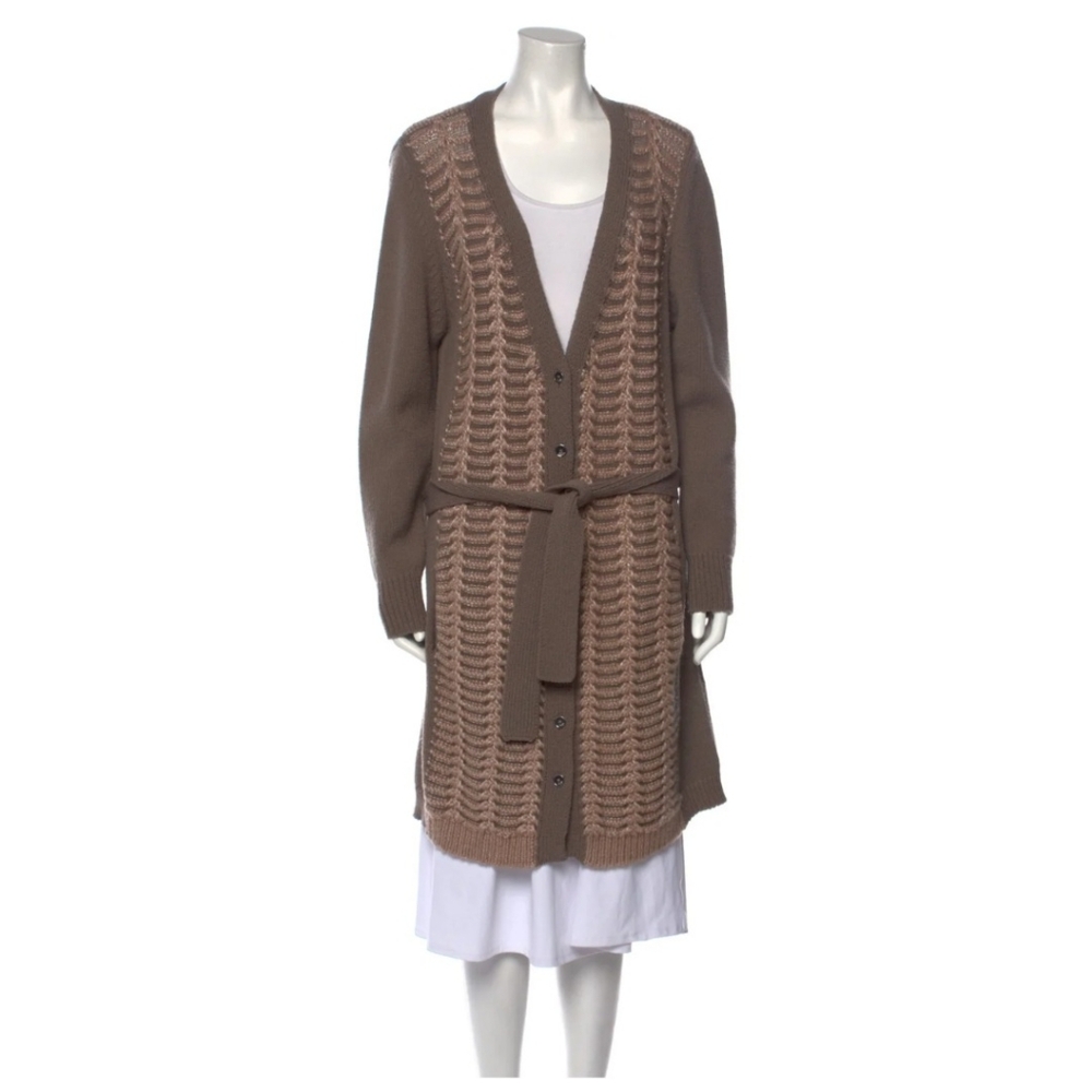 ESCADA Sport Virgin Wool Colorblock Pattern Sweater